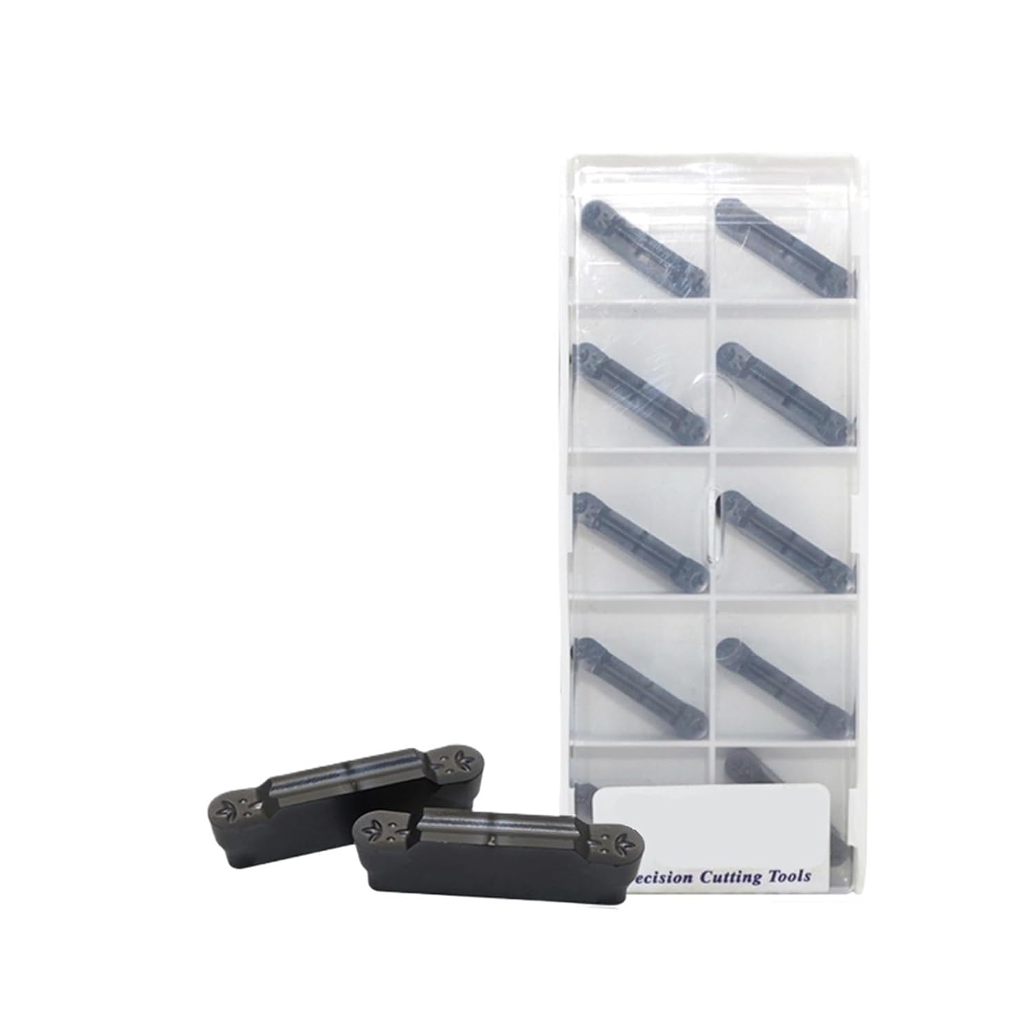 Turning Indexable Inserts Carbide 10PCS MRMN200 Hard Alloy External Turning Tool Blade Slotting Lathe