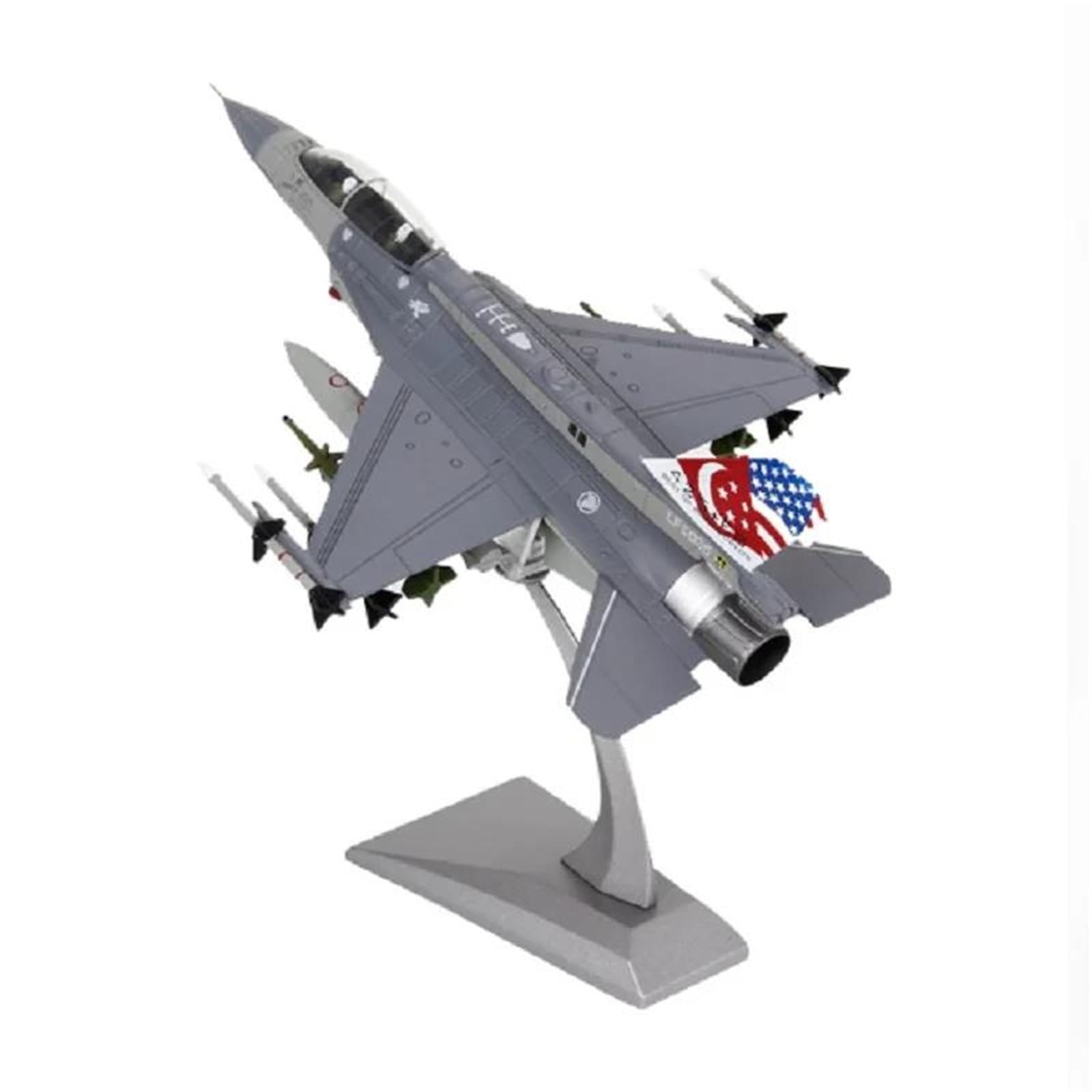 Model samolotu Model samolotu w skali 1/72 Diecast dla myśliwca F16 Singapur samolot Spadek Model samolotu Skala Model samolotu