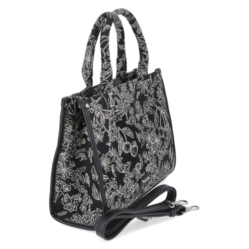 Bolso de mano para mujer espacioso Tamaris Shopper estilo bicolor 4