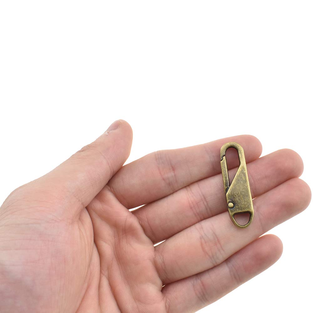 アクセサリー B3 XZX Metal Solid Zipper Pull tab Handle Holder 0.1 inch 2.5 mm