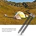 HOHXFYP Cam Tent Pole,Robust Fiberglass Material Support Rods Kit,Lightweight Sturdy Outdoor Cam Tent Pole Set for Tents