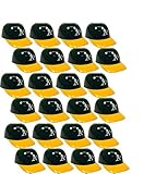 BD&A MLB Mini Batting Helmet Ice Cream Sundae/Snack Bowls, A's - 24 Pack