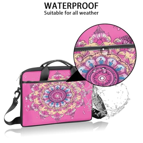 Bolsa para portátil de 15 pulgadas con estampado floral miniatura 3