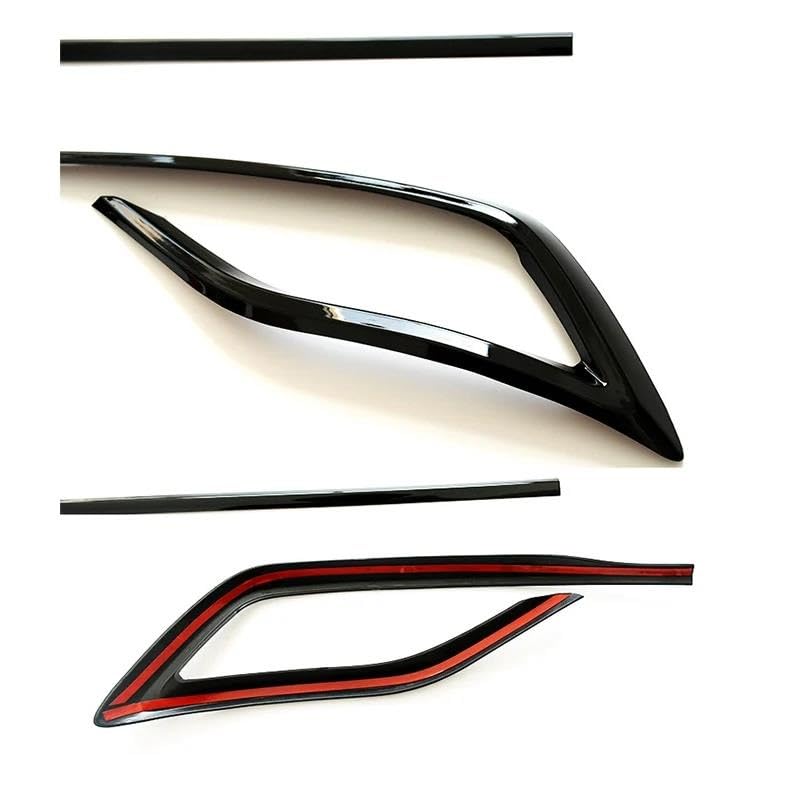 Gorge queue pare-chocs arrière Golf 8 : protégez et sublimez le diffuseur avec cet insert noir - 2