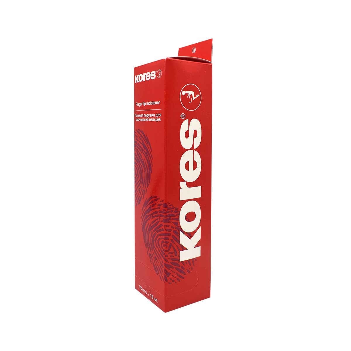 Kores - Hidratante para la punta de los dedos para contar, clasificar y clasificar, antibacteriano y no tóxico, práctico dispensador de plástico, paquete de 1 x 15 ml