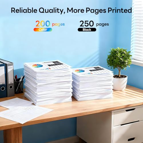 Image of LC501 Ink Cartridges Compatible for Brother LC501 LC 501 Ink Cartridges 4-Pack use with Brother MFCJ1360dw MFC-J1360DW MFC-J1260DW MFC-J1410DW High Yield (Black, Cyan, Magenta, Yellow)