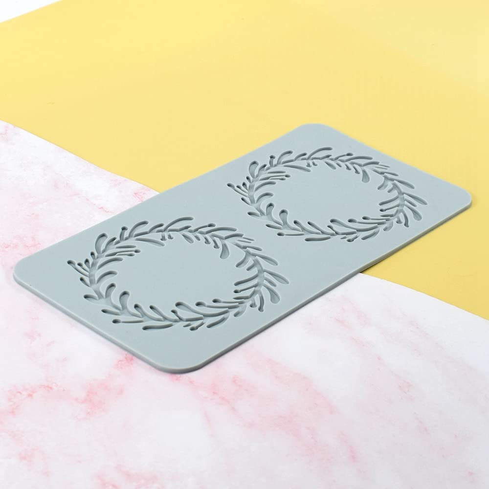 TUKE 3D-blad siliconen mallen voor taartdecoratie, bakken, gummy TUKE 3D-blad siliconen mallen voor taartdecoratie, bakken, gummy