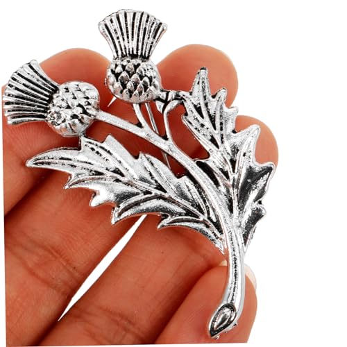 Image of LIFKOME Vintage Flower Brooch Pins for Women Retro Lapel Corsage Pins Elegant Floral Brooches and Safety Pin Brooches for Clothing Accessories 2 Pack