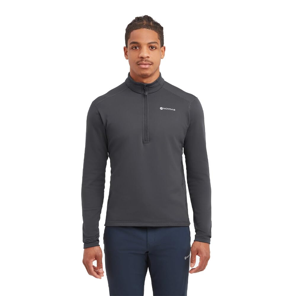 Montane Men's Multicoloured Fury Lite Pull-On-Midnight Grey-Xl