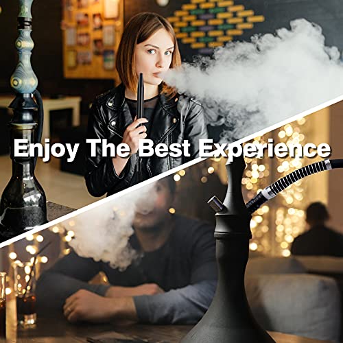 vitutech Shisha Schlauch Set, Shisha Zubehör Set mit M16 Gewinde Schlauchadapter+18/8 Schliff Endstück +Mundstück… – Bild 3