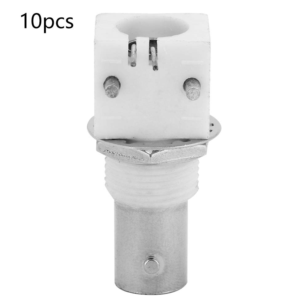 10 Pezzi Connettore BNC Femmina A 90° Per Montaggio Su PCB, Adattatore Per Sistemi CCTV E Trasmissione Segnale - 3
