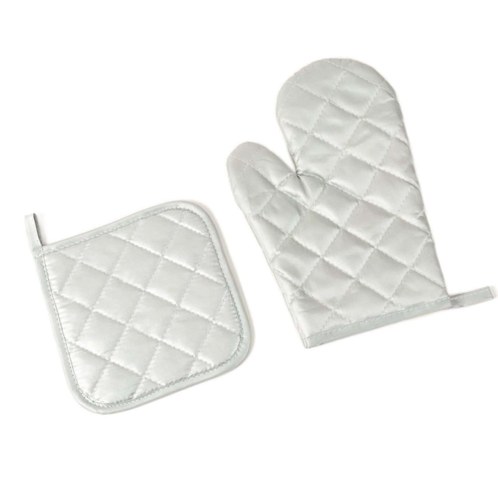 FACAILUO Oven Mitts and Pots Holder Nonslip Grip Gloves for BBQ Baking Cooking Microwave Safe Trivet Mats