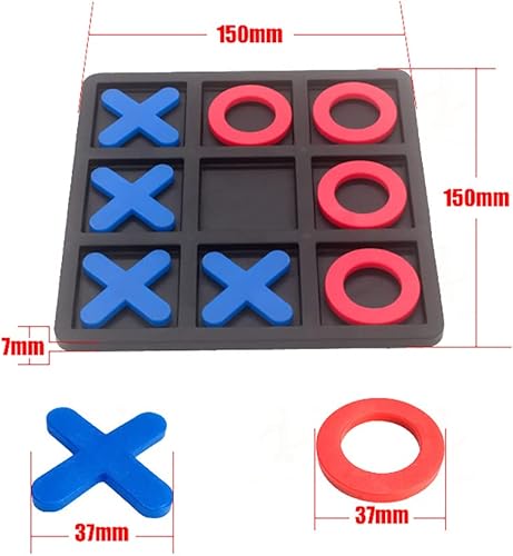 Miniatura 3 de Juego de mesa Tic Tac Toe, juego familiar de Tic Tac Toe, juego de mesa clásico, juego de mesa familiar clásico, juego de mesa para niños, juego de