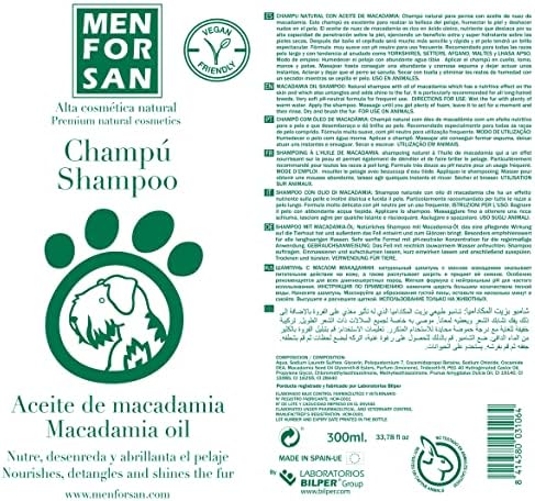 MENFORSAN Szampon z olejkiem macadamia dla psów 300ml, odżywia i nabłyszcza, ułatwia rozczesywanie