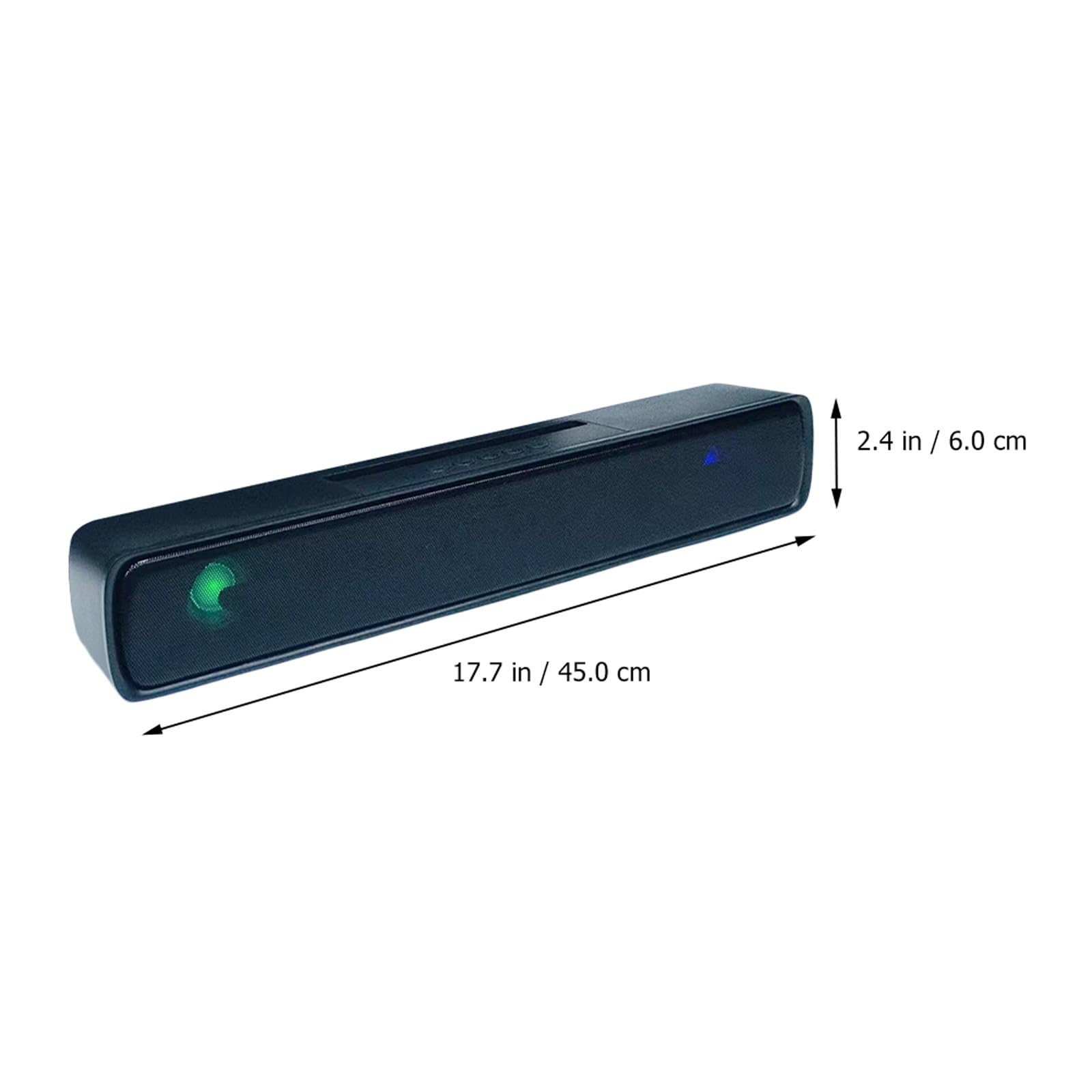 TOPBATHY Altavoz Portátil Inalámbrico 5.0 Negro de 5w FM y Aux In