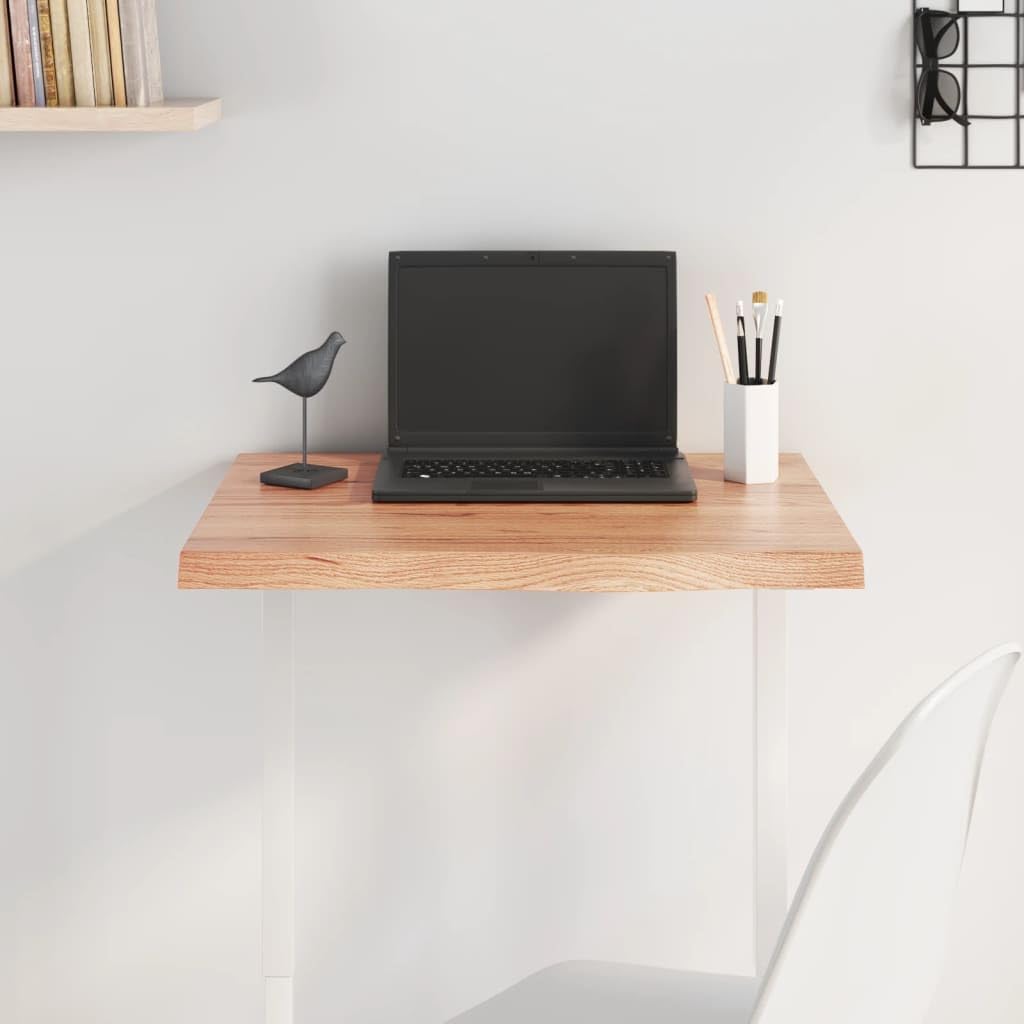 Plateau de table en chêne massif - 60 x 40 x 2-4 cm - Plateau de