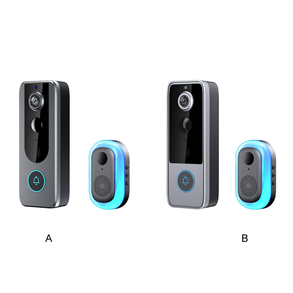 Timbre Inteligente con WiFi, monitorización remota, intercomunicador bidireccional, batería Recargable de 4000 mAh, cámara, Video y WiFi, M20