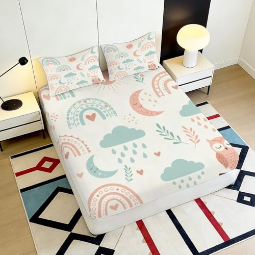 Drap housse 3D nuage pour créer un cocon doux dans la chambre - 6