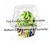 Katgely Individual Cupcake Container (Pack of 100) - Single Compartment Cupcake Carrier Holder Box - Stackable - Deep Dome - Clear Plastic - BPA-Free
