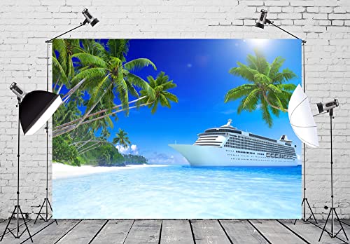 Fondo Fotográfico Tela Barco Crucero 7x5ft BELECO miniatura 2