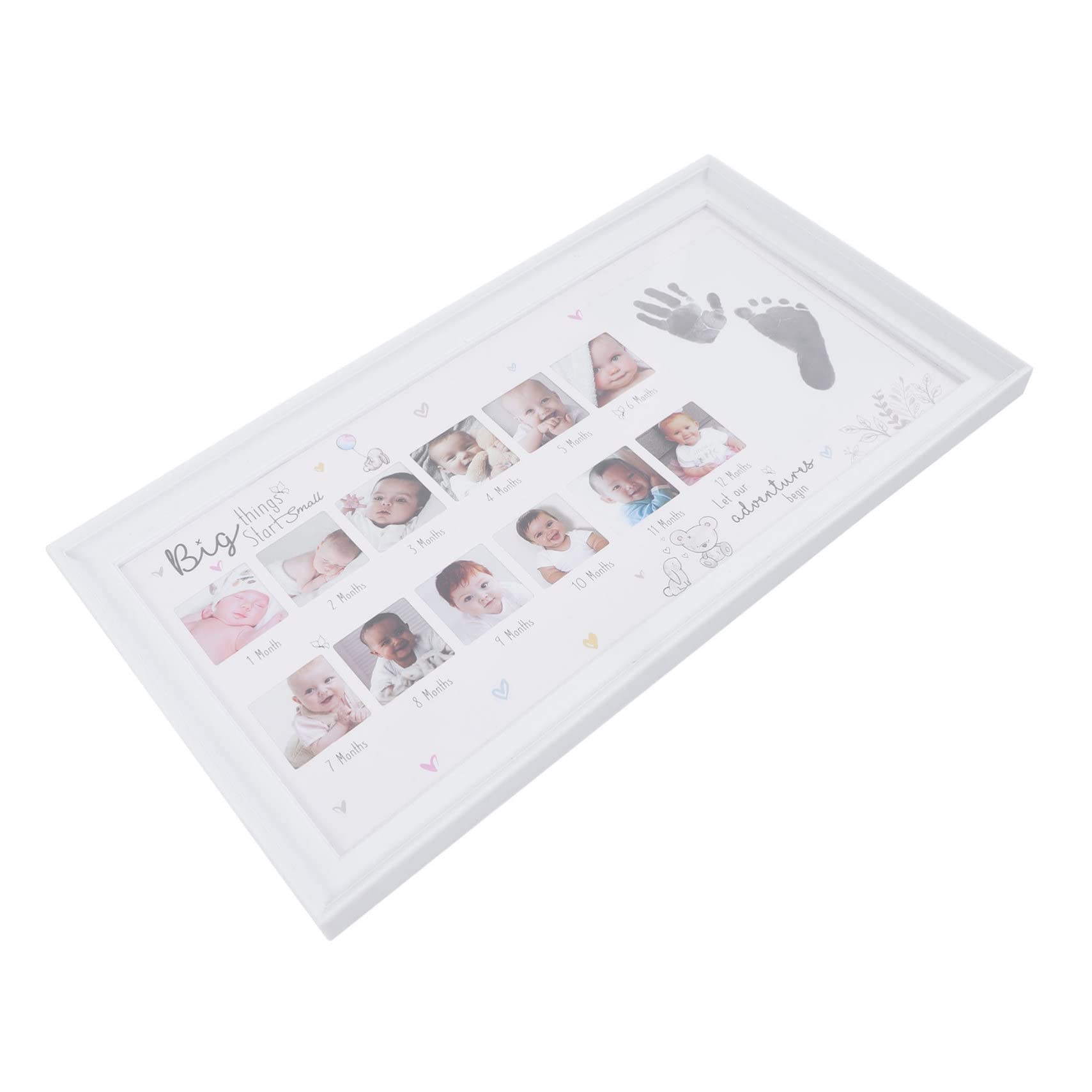 ifundom Commemorative Baby Present First Year Photo Holder Baby Growth Frame Unique Newborn Picture Frame