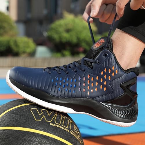 Image of Beita Mens Basketball Shoes High Upper Breathable Sports Shoes Anti Slip