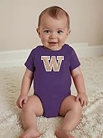 Vista 41 de Wes and Willy Baby College Team - Paquete de 3 mamelucos de algodón