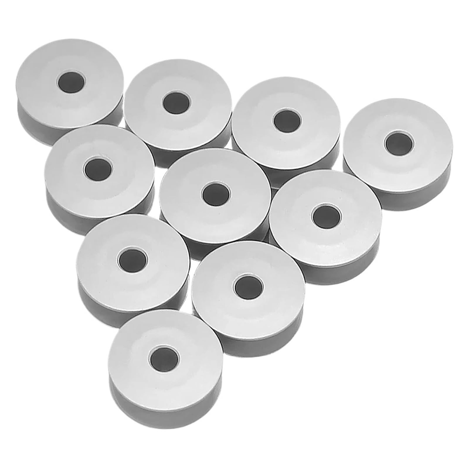 10/20/30/50/100 szt. 18034A Większe aluminiowe szpulki klasy M Pusta szpula nici do maszyny szycia z długim ramieniem Q16 Q20 Q24 Akcesoria maszyn pikowania(50 PCS)