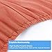 TEKAMON Queen Bed 6 Piece Sheet Set Cooling 100% Microfiber Polyester Extra Deep Pocket Fitted Sheet Luxury Soft,Breathable,Wrinkle Free Flat Sheet Coral