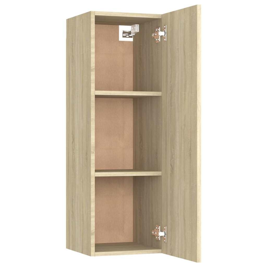 Wisząca ścienna Szafka TV dąb sonoma 30 5x30x90 cm