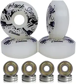 Roda Skate Black Sheep 53mm Dureza 95A com Rolamentos ABEC-5