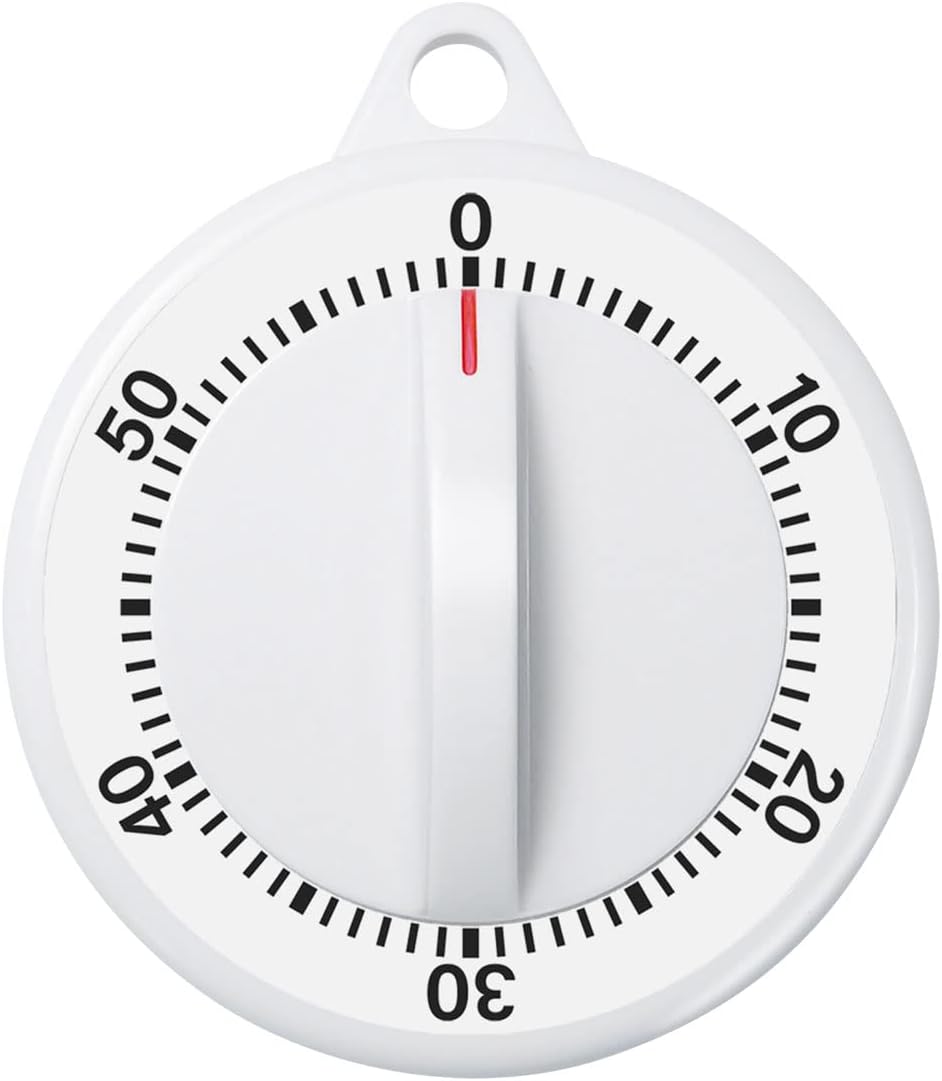 dretec SpringType Analog Countdown Timer No Batteries are Required Easy to