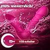 Aufsitz Dildo Vibration für Frauen mit Stoßfunktion Reibungsfunktion, Sex Spielzeug für die Frau Paare, Strap On G Punkt Anal Dildo Vibrator mit App Fernbedienung, BDSM Umschnalldildo Sexmaschine #5