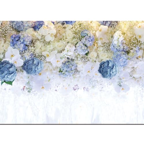 Fond photo pour anniversaire et fiançailles Qian grand format fleurs