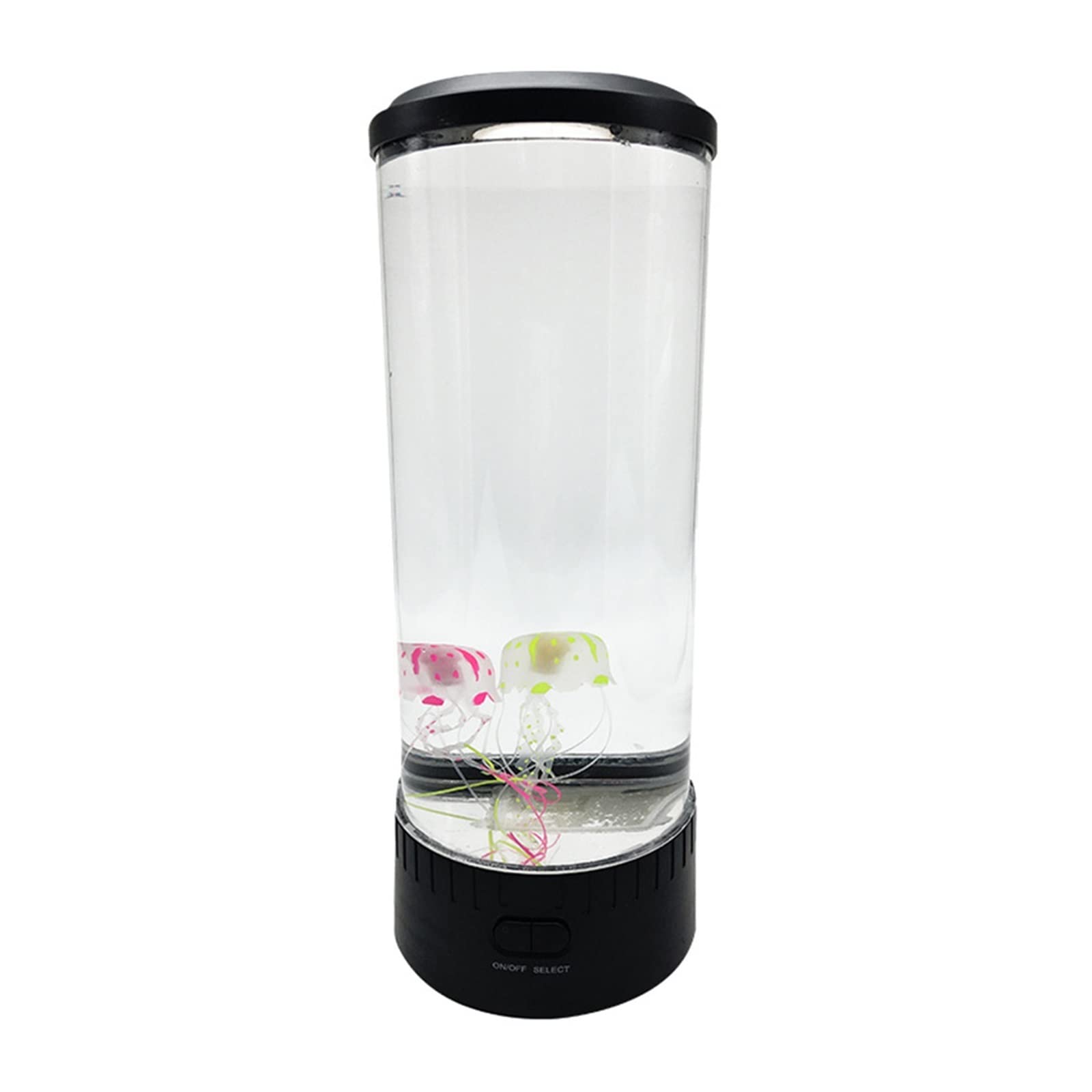Quallenlampe LED Fantasie Quallen Lampe Nachttisch Nachtlicht Farbwechsel Qualle Tank Aquarium LED Lampe Entspannende Stimmungslichter Lavalampe (Farbe: A, Größe: 1)