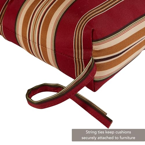 image for Greendale Home Fashions Outdoor 44 x 22-inch High Back Chair Cushion, 