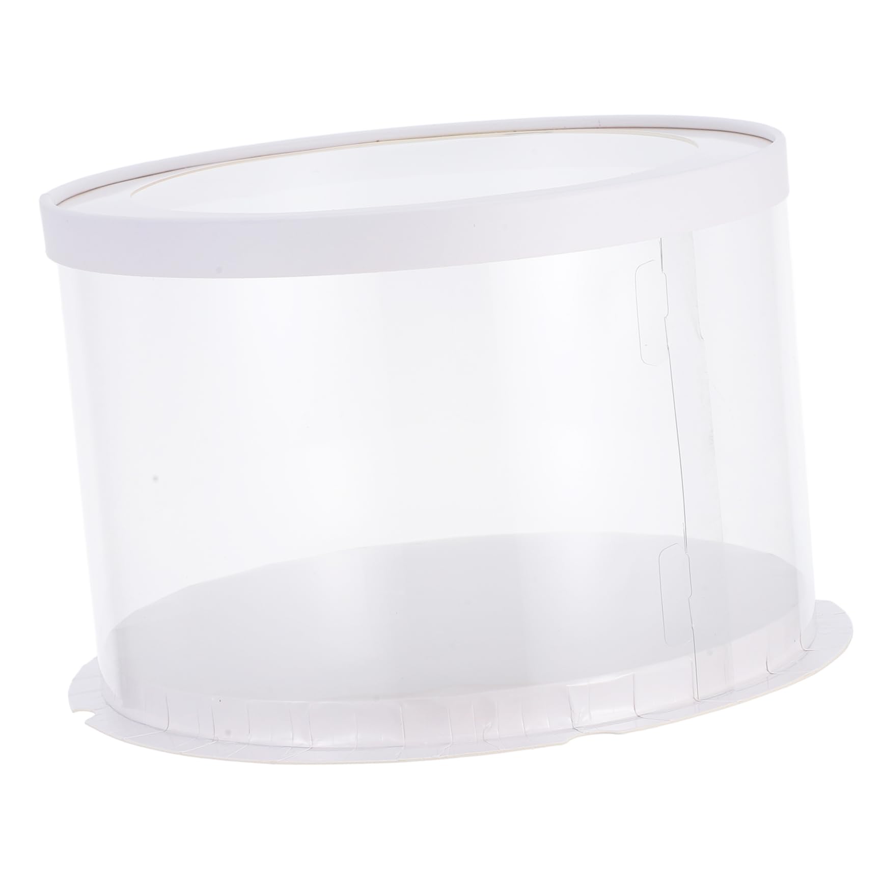 6 Pcs Transparent Cake Boxes Clear Cake Carrier with Lid for Weddings Birthday Parties and Events Saving Single Layer Design Showcases Your Cakes