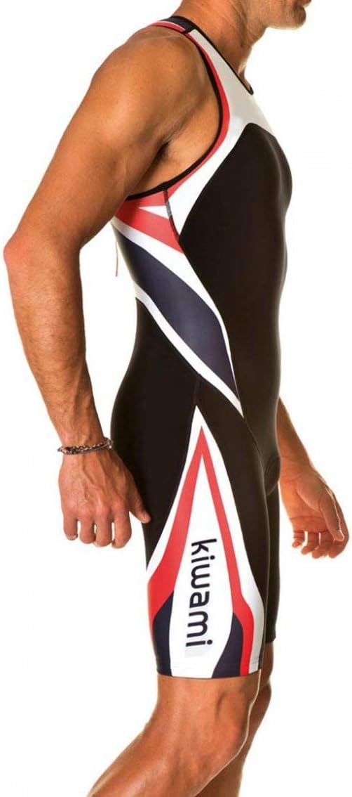 Kiwami Rio Amphibian Trisuit Black Red White - Trisuit - Triathlon Men - Tri Suits