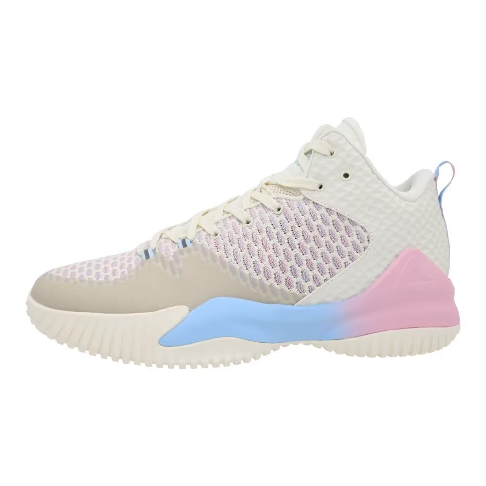 PEAK High Top Mens Basketball Shoes Streetball Master Breathable Outdoor Sneakers Cushioning Shoes for Fitness