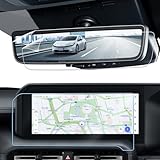 LANTU トヨタ ランドクルーザー 250 用 【ナビ+デジタルインナーミラー フィルム 3 枚セット】 ｜高防眩＆傷防止タイプ｜12.3インチ ナビ ガラス フィルム デジタルバックミラー 保護フィルム 反射防止 指紋防止 キズ防止 貼付簡単 気泡ゼロ 高感度タッチ 汚れ防止 ランクル250 アクセサリー カスタム パーツ