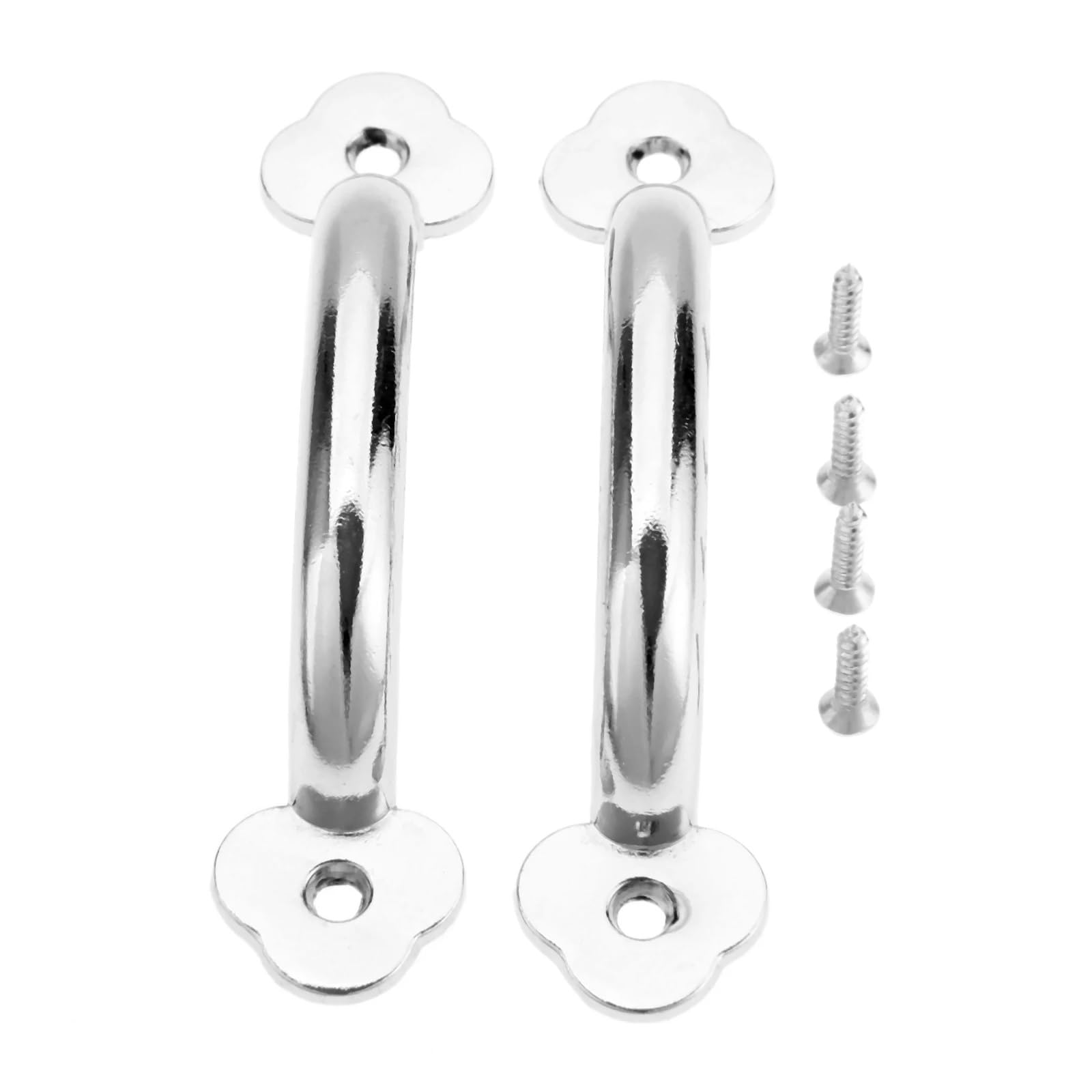 YILWPV 2Pcs 85mm Vintage Jewelry Wood Box Handles Pulls Knob Decorative Furniture Handle Drawer Cupboard Kitchen Hardware with Screws Handle Sets(Color B)