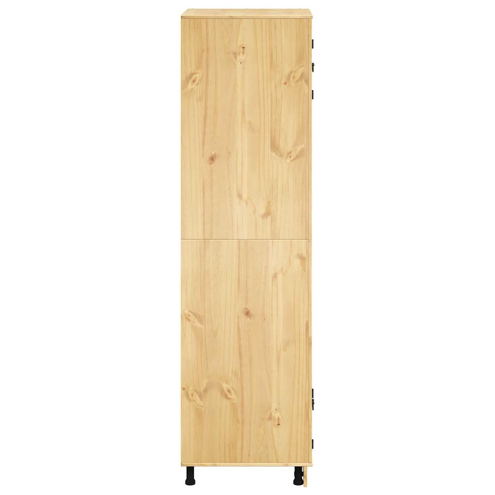 Eleganter Kiefernschrank mit rechteckiger Form und viel Stauraum - Moderner Wohnraumorganisator Model42007567