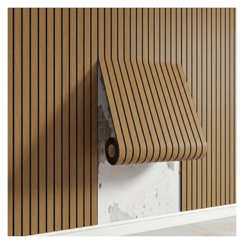 Panel de pared de madera sintética autoadhesivo contra paredes frías 2