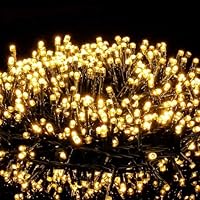 Avoalre Luci di Natale 1000 LEDs 100M, Catena Luminosa 8 Modalità Impermeabile IP44 Luci Albero di Natale Decorative per Interno Esterno Natale Atmosfera Romantica Camera Festa Nozze, Bianco Caldo