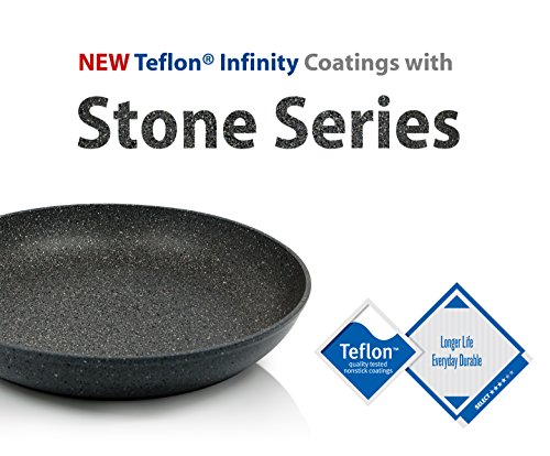 TECHEF - Infinity Collection/Frying Pan, Coated 4 times with the new Teflon Stone Coating with Ceramic Particles (PFOA Free) (8") - Thumbnail 5