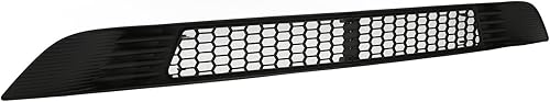 Cubierta de rejilla de malla para parrilla delantera, 2 piezas de parachoques delantero automotriz rejilla de ventilación de ventilación cubierta