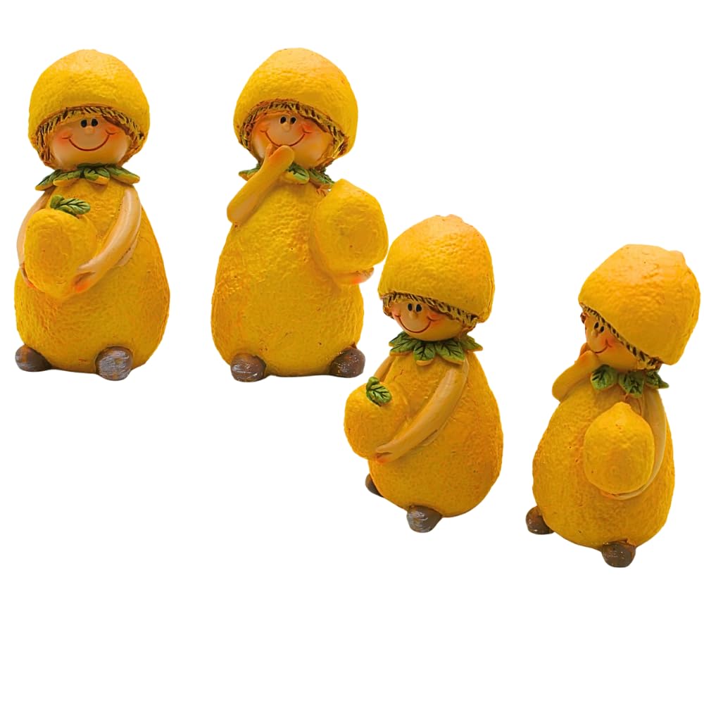 Dekohelden24 Lemon Children, Lemon, Decorative Figurines Small