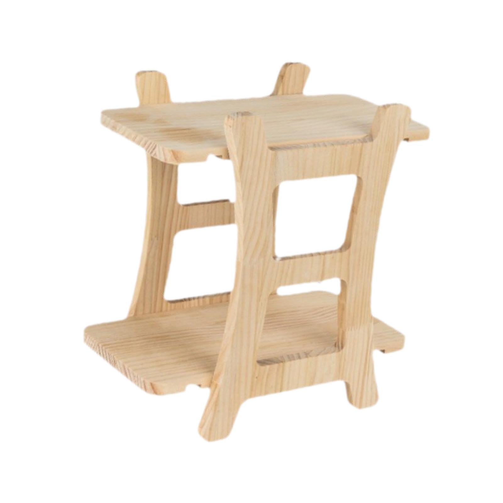 Présentoir de Table en Bois, Organisateur de cosmétiques, Support de Rangement Multifonctionnel décoratif, Porte-Parfum for comptoir de Bureau