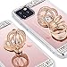 Caka Ring Case for iPhone 11 Pro Max Mirror Glitter Case with Ring Holder Kickstand Diamond Bling Rhinestone Crystal Girls Women Protective Case for iPhone 11 Pro Max (6.5 inch)(Rose Gold)