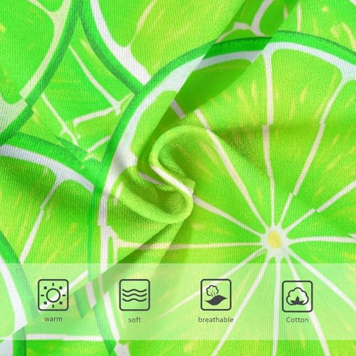 Cotton Toddler Underwear Floral Slices Fresh Green Lime Girl Panties Cute Print Briefs Kids Undies 2t3